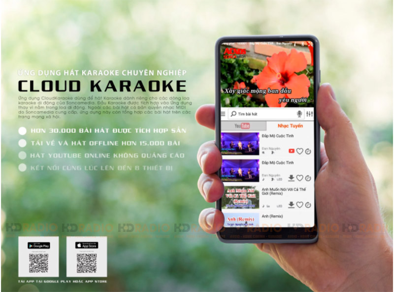 tương thích với ứng dụng CloudKaraoke