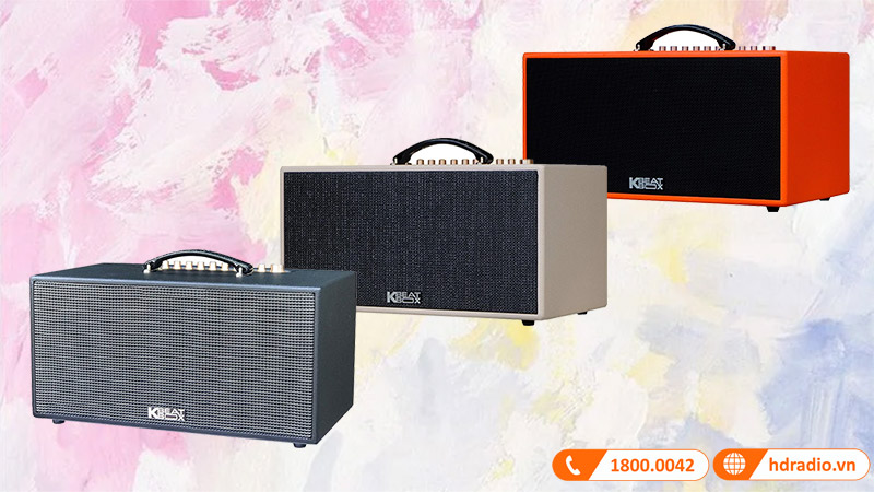 Loa Acnos CS447 có 3 phiên bản màu sắc