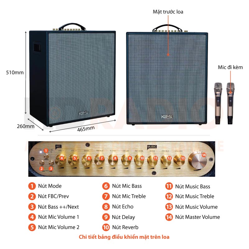 Loa Acnos CS551 Plus-3
