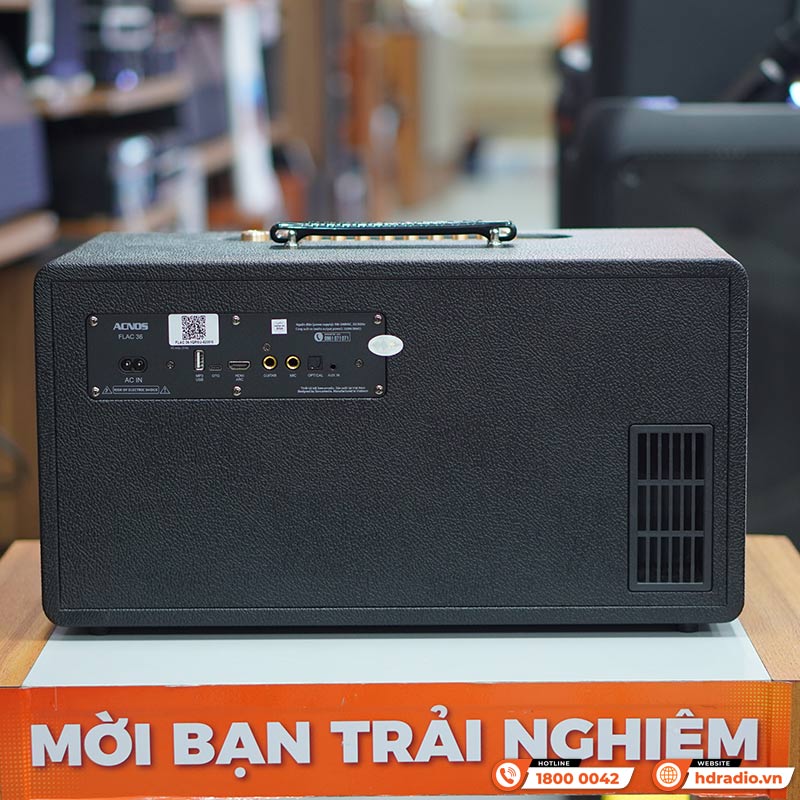 Loa Acnos FLAC 36, Bass 20cm, Công suất 200W, Bluetooth, Kèm 2 Tay Micro-4