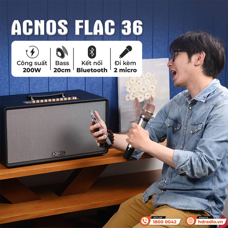 Tính năng Loa Acnos Flac 36