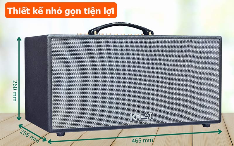 Loa Acnos HN447 thiết kế nhỏ gọn tiện lợi 