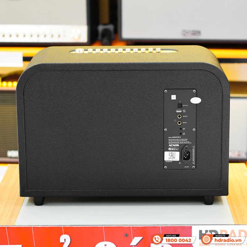 Loa Acnos Acoustic 3, Bass 25cm, Công suất 220W, Bluetootth, USB, Mic Wireless Stereo, 2 Micro-5