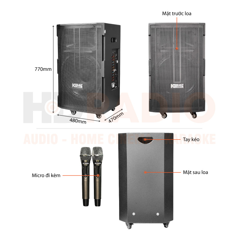 Chú thích Loa Acnos CB391G