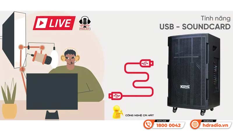 USB - Sound card Loa Acnos CB393G