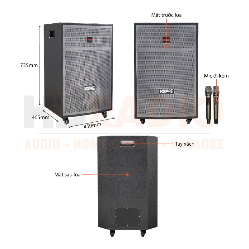 Chú thích Loa Acnos CB404G