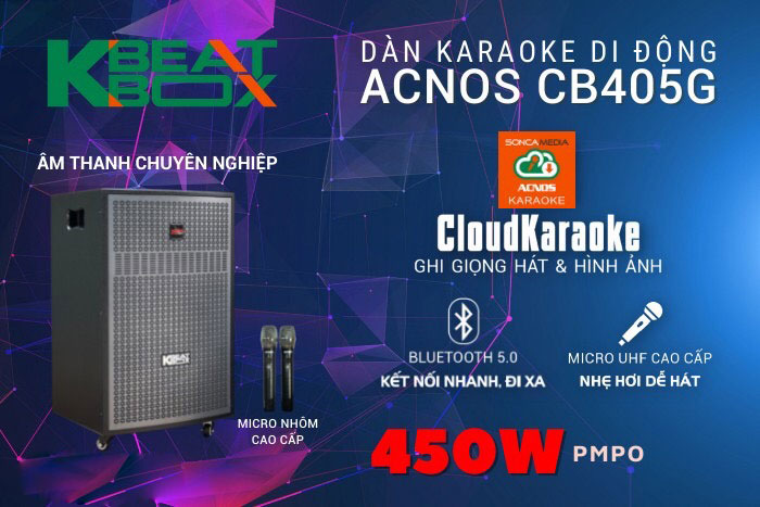 loa kéo acnos CB405G