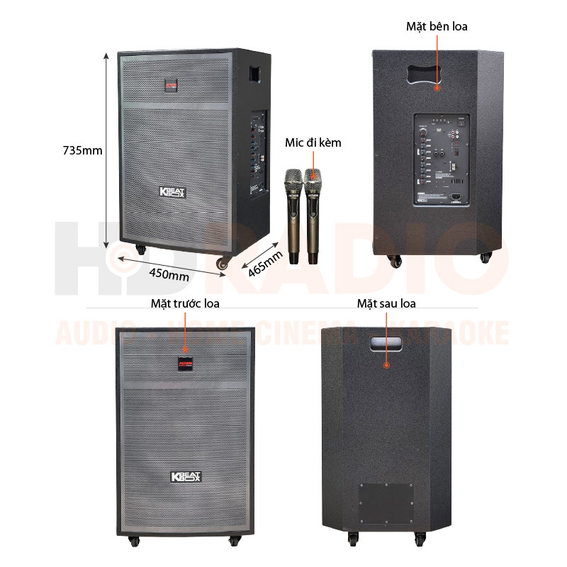 Chú thích Loa Acnos CB40T600