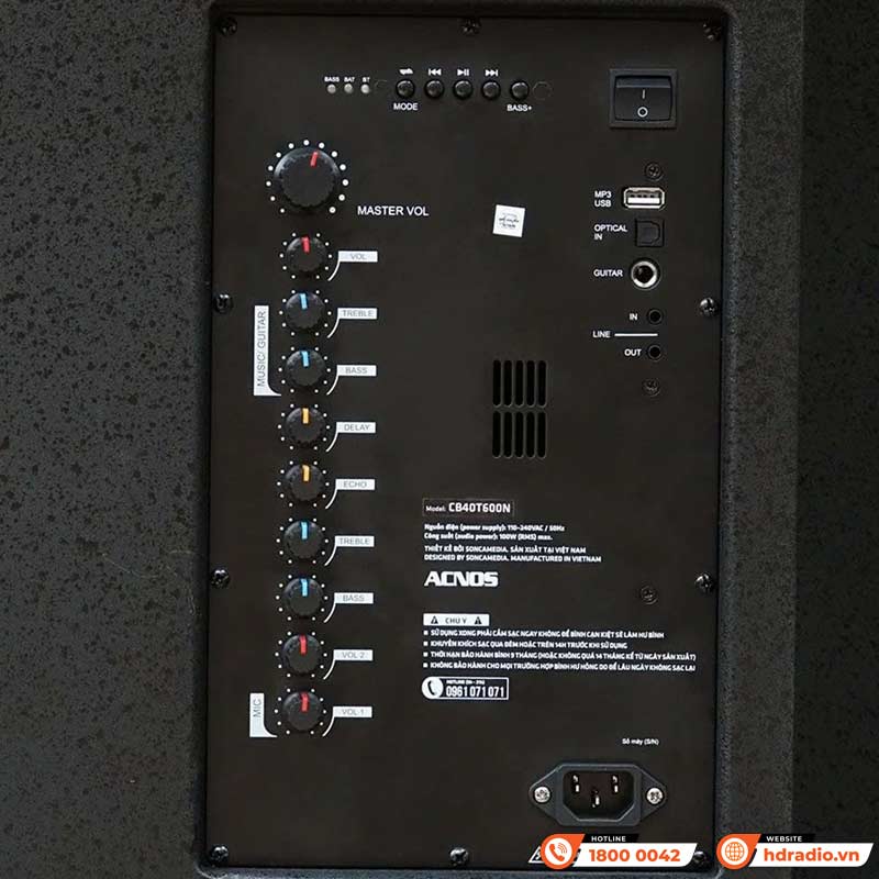 Điều khiển Loa Acnos CB40T600N