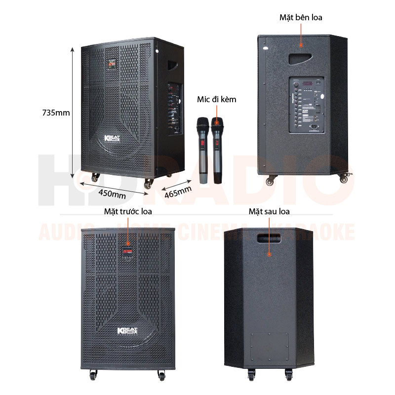 Chú thích Loa Acnos CB41N650