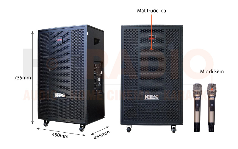 Chú thích Loa Acnos CB41Neo