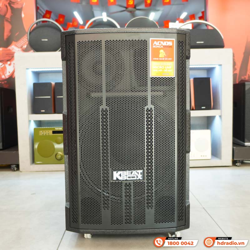 Loa kéo Acnos CB4800Plus, Bass 40cm, Công Suất 150W RMS, Bluetooth, 2 Tay Micro-2