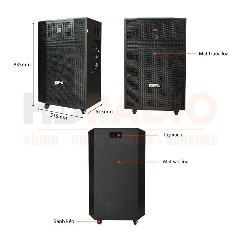 Chú thích loa kéo Acnos CB501G