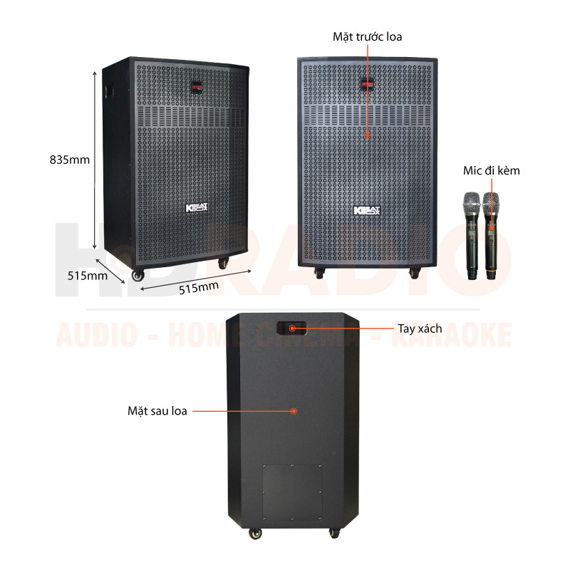 Chú thích Loa Acnos CB56G