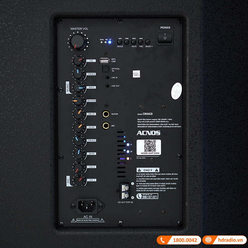 Loa kéo Acnos CB56GD-12