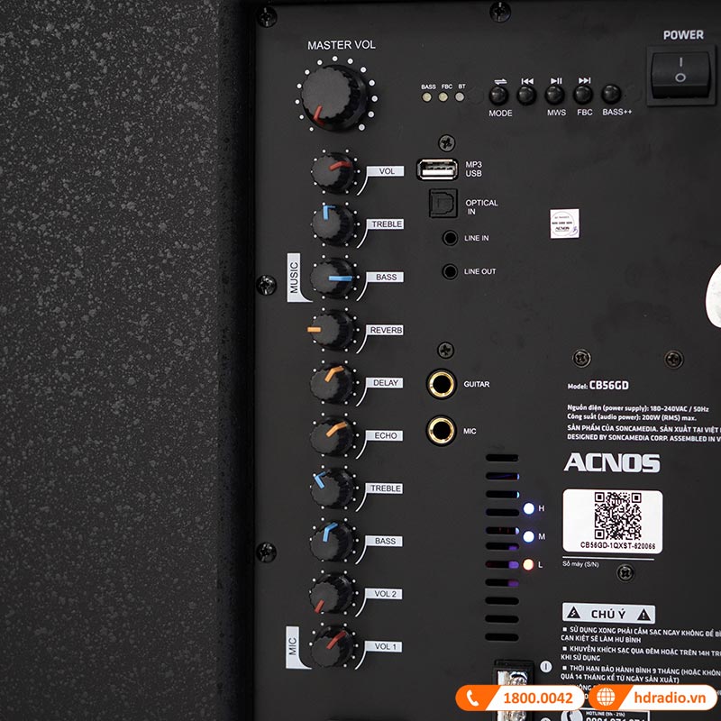 Loa kéo Acnos CB56GD-14