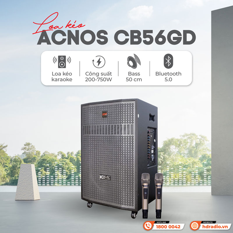 Tính năng Loa kéo Acnos CB56GD