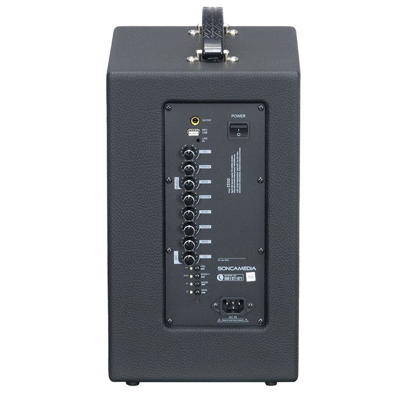 Loa Acnos CS122, Bass 20 cm, Công suất 70W (RMS), Mic Wireless Stereo, Bluetooth 5.0, Kèm 2 MIC-6