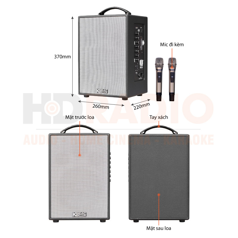 Chú thích Loa Acnos CS141