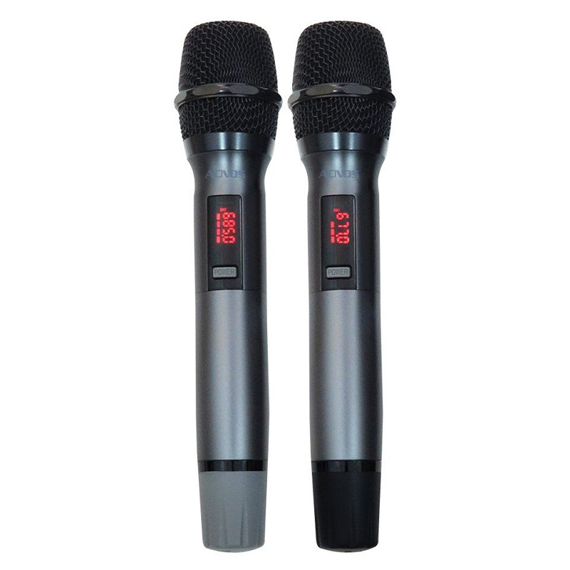 Loa Acnos CS200PU V3, Bass 16.5cm, Công suất 80W RMS, Bluetooth 5.0, Mic Wireless Stereo, Kèm 2 MIC-9