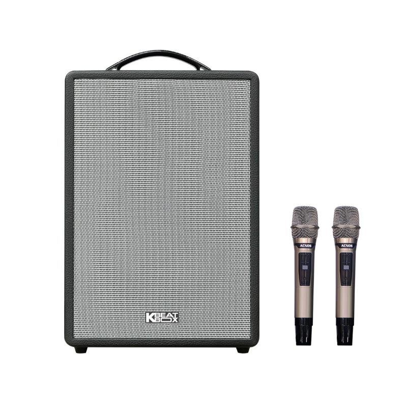 Loa Acnos CS201V, Bass 20cm, Công suất 70W, Bluetooth 5.0, Kèm 2 mic
