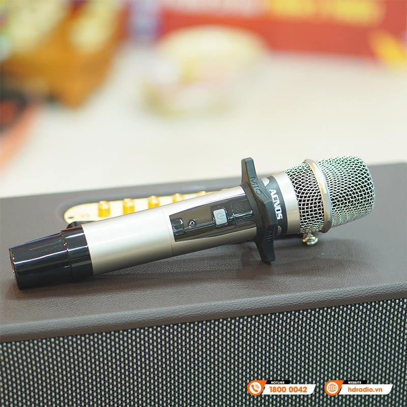 Loa Acnos CS366 Plus, Bass 14cm, Bluetooth, Công Suất 150W, Pin Từ 3 Đến 5 giờ, Có Reverb, Kèm 2 tay mic-10