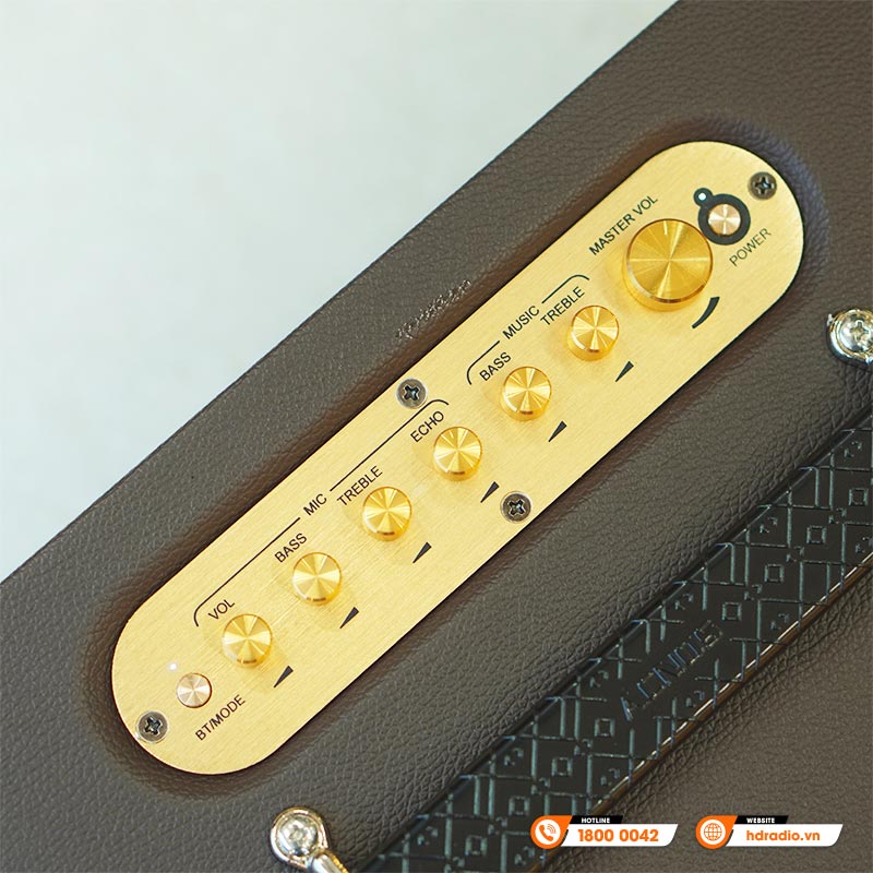 Loa Acnos CS366 Plus, Bass 14cm, Bluetooth, Công Suất 150W, Pin Từ 3 Đến 5 giờ, Có Reverb, Kèm 2 tay mic-9