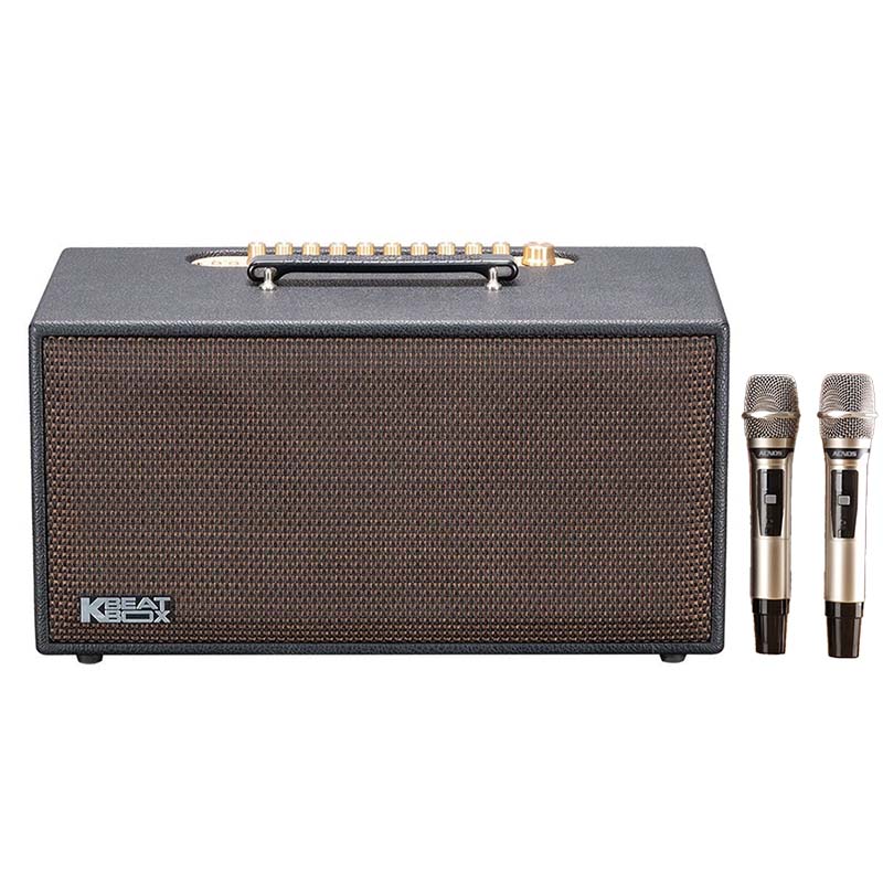 Loa Acnos CS449, Bass 16.5cm x2, Công suất 150W RMS, Mic Wireless Stereo, Bluetooth 5.0, Kèm 2 MIC