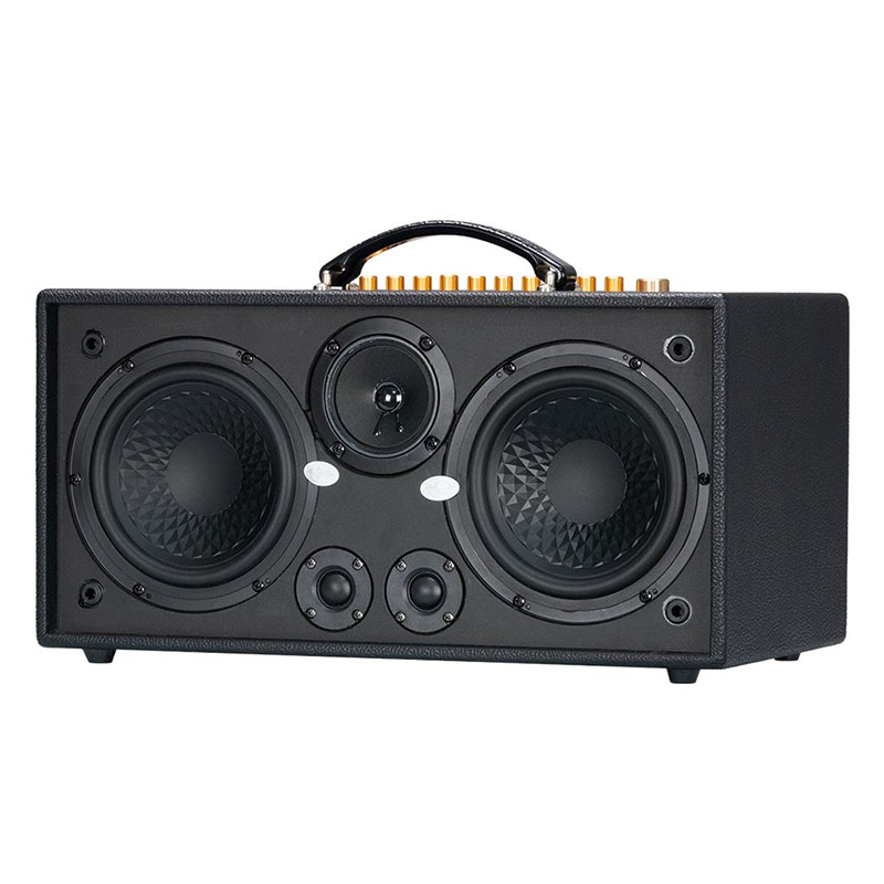 Loa Acnos CS450 Pro, Bass 16.5cm x2, Công suất 150W RMS, Mic Wireless Stereo, Bluetooth 5.0, Kèm 2 MIC-5