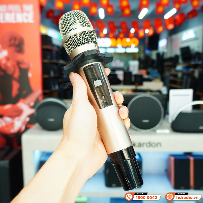 Loa Acnos CS552 Plus, Bass 16cm x 4, 300W, Bluetooth 5.0, Kèm 2 Mic-8