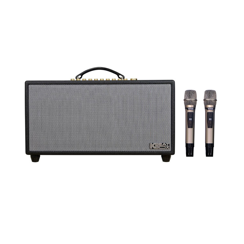 Loa Acnos Hi450, Bass 16cm, Công suất 200W, Bluetootth, USB, Mic Wireless Stereo, 2 Micro-1
