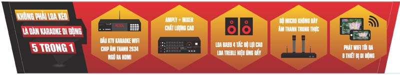 Loa kéo Acnos KB39U 1