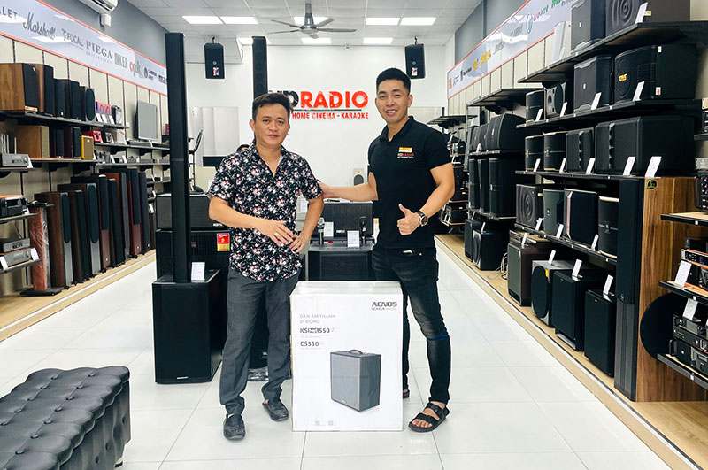 Loa Acnos KSNET550 (BLack Color), Bass 16.5cm, Công Suất 300w, Pin 3-5h-11