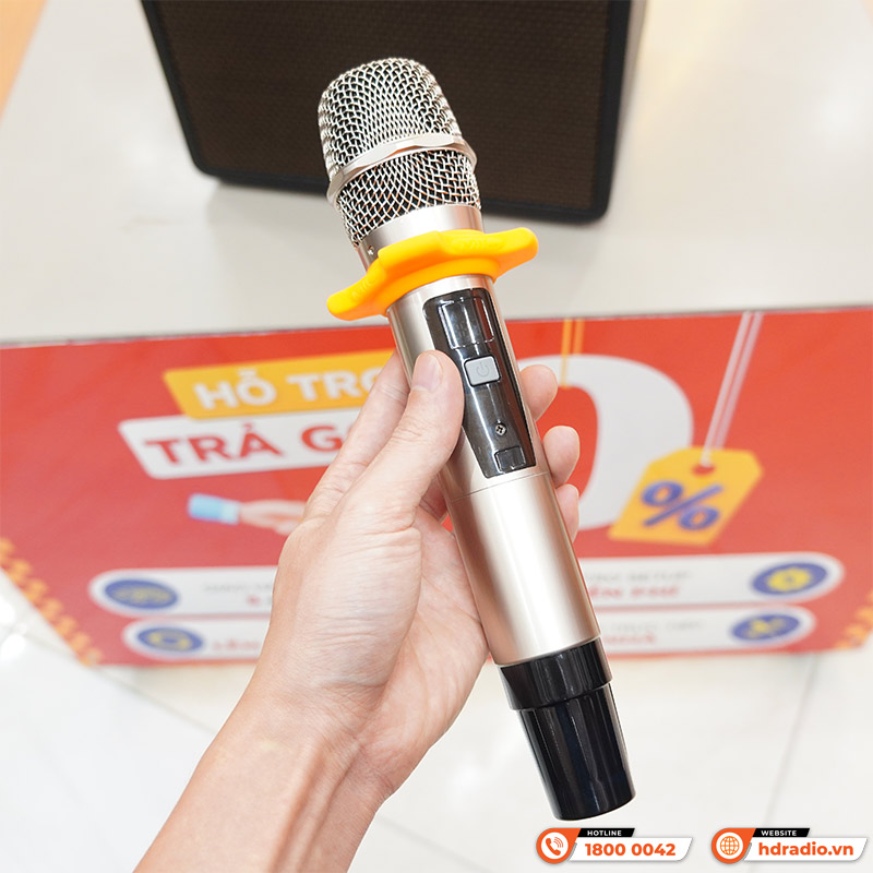 Loa Acnos QUAD 68 Pro, Công Suất 180W, Bluetooth, AUX, Optical, Mic Wireless Stereo, 2 Tay Micro-8