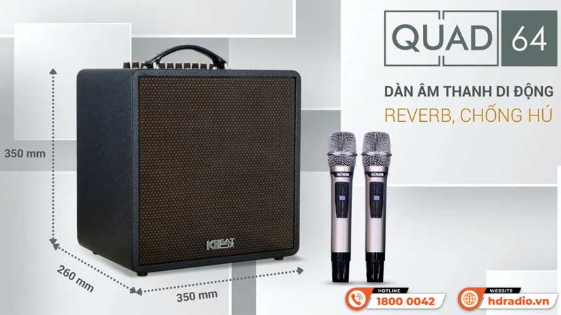 Thiết kế Loa Acnos QUAD 64
