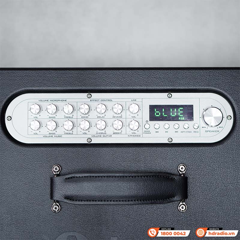 Loa Arirang MB2 Pro+ Plus, Công Suất 200W, Bass 16.5 cm, Kèm 2 Tay Mic-16