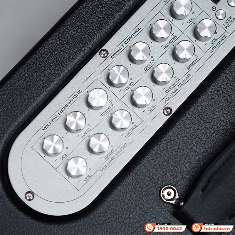 Loa Arirang MB2 Pro+ Plus, Công Suất 200W, Bass 16.5 cm, Kèm 2 Tay Mic-17