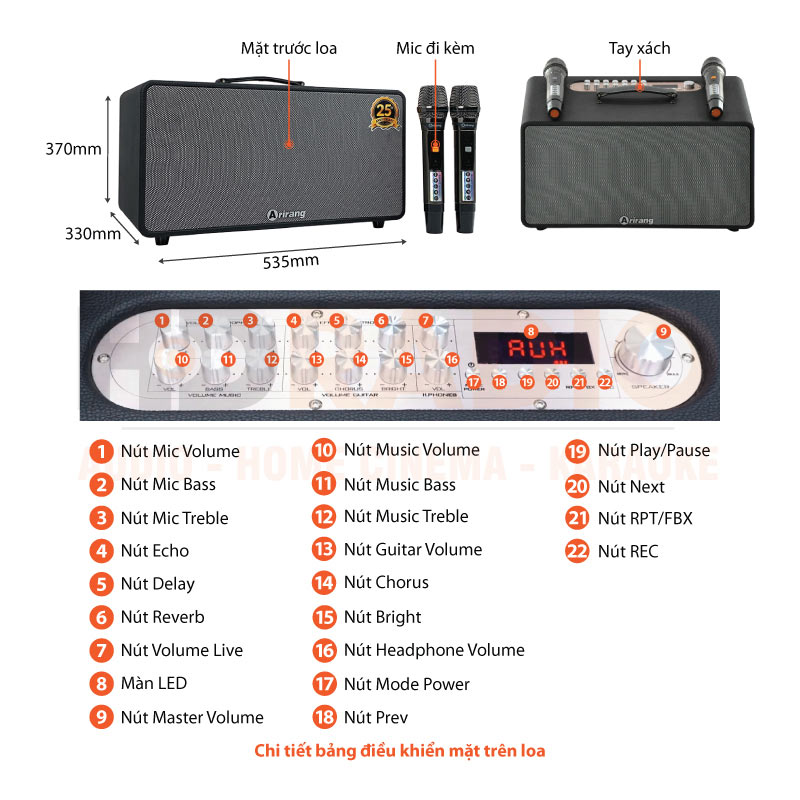 Loa Arirang MB2 Pro-2