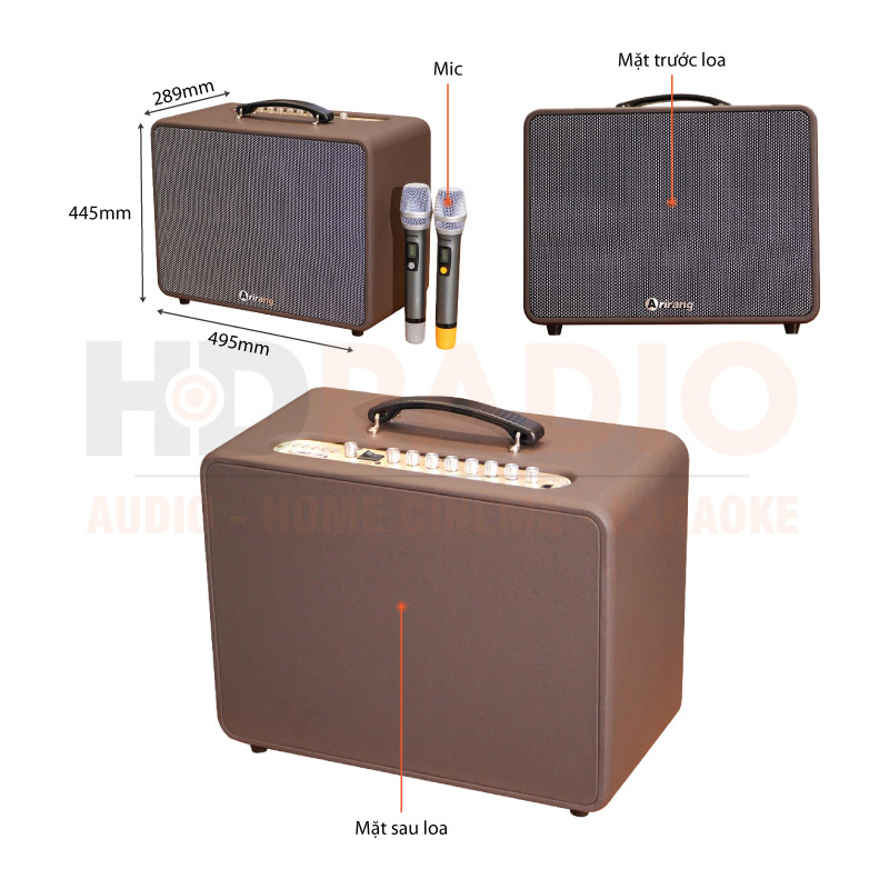 Chú thích loa kéo Arirang MB5