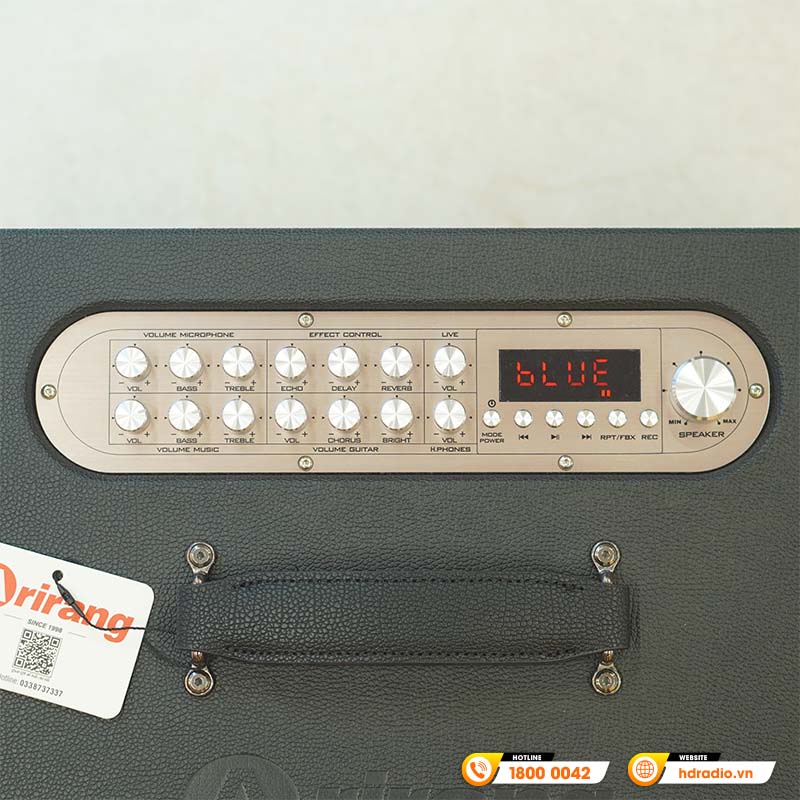 Loa Arirang AM1, Bass 16.5 cm, Công suất 150W, Bluetooth 5.0, USB, Livestream, 2 Micro-11