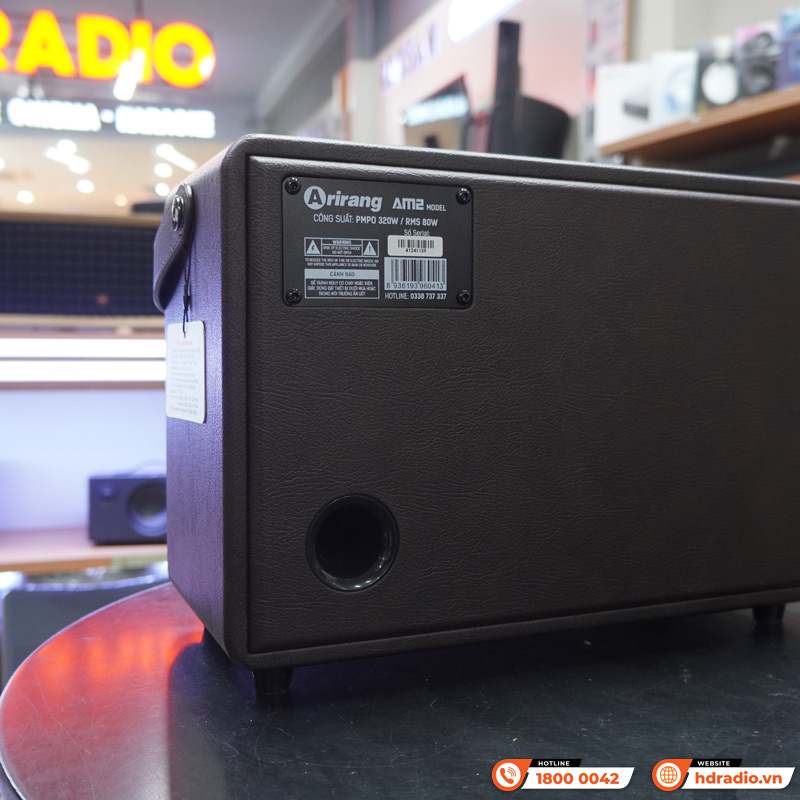 Loa Arirang AM2, Bass 16.5cm, Bluetooth 5.0, Công suất 320W, 2 Micro-8