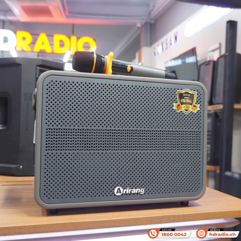 Loa Arirang AM3, Bass 20cm, Công suất 100W, Bluetooth 5.0, Kèm 2 Mic-3
