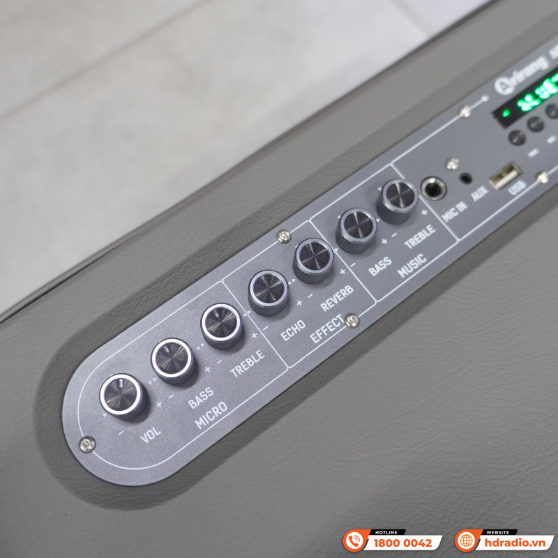 Loa Arirang AM3, Bass 20cm, Công suất 100W, Bluetooth 5.0, Kèm 2 Mic-7