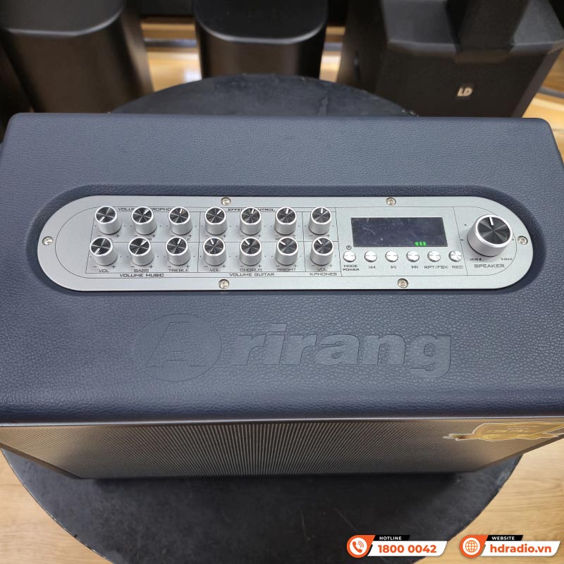 Loa Arirang Classic 1 New 2026 (DSP Mới) Bass 16.5cm, Công Suất 150W, Bluetooth, Kèm 2 Tay Mic-6