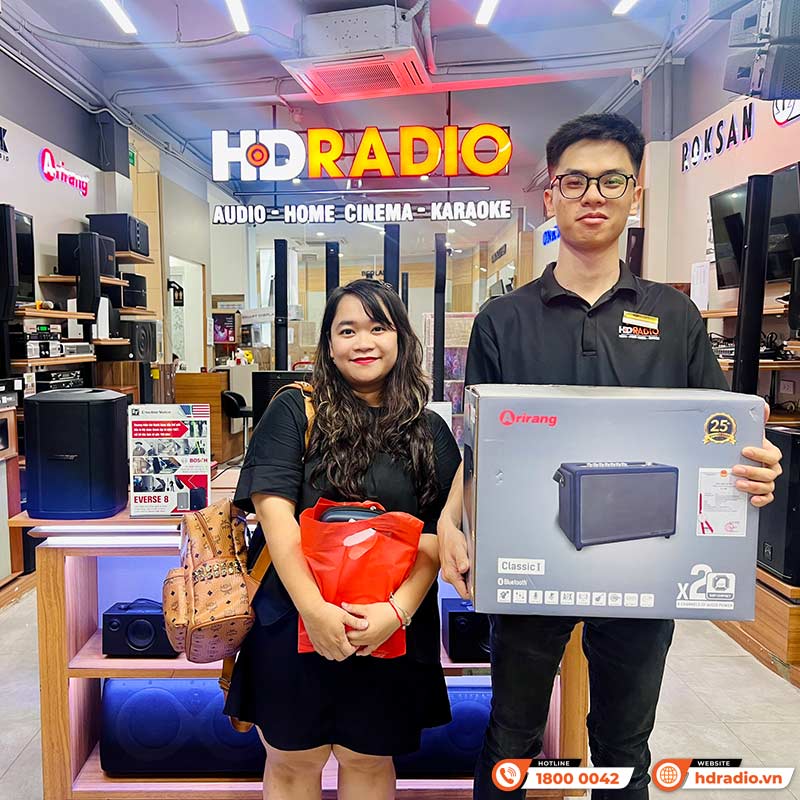 Loa Arirang Classic I, Bass 16.5cm, Công Suất 150W, Kèm 2 Tay Mic-2