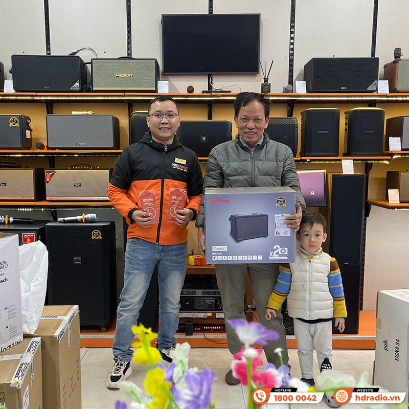 Loa Arirang Classic I, Bass 16.5cm, Công Suất 150W, Kèm 2 Tay Mic-6