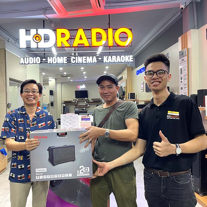 Khách hàng mua Loa Ariang Classic I tại HDRadio
