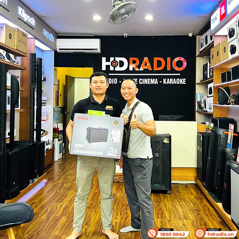 Loa Arirang Classic I, Bass 16.5cm, Công Suất 150W, Kèm 2 Tay Mic-13