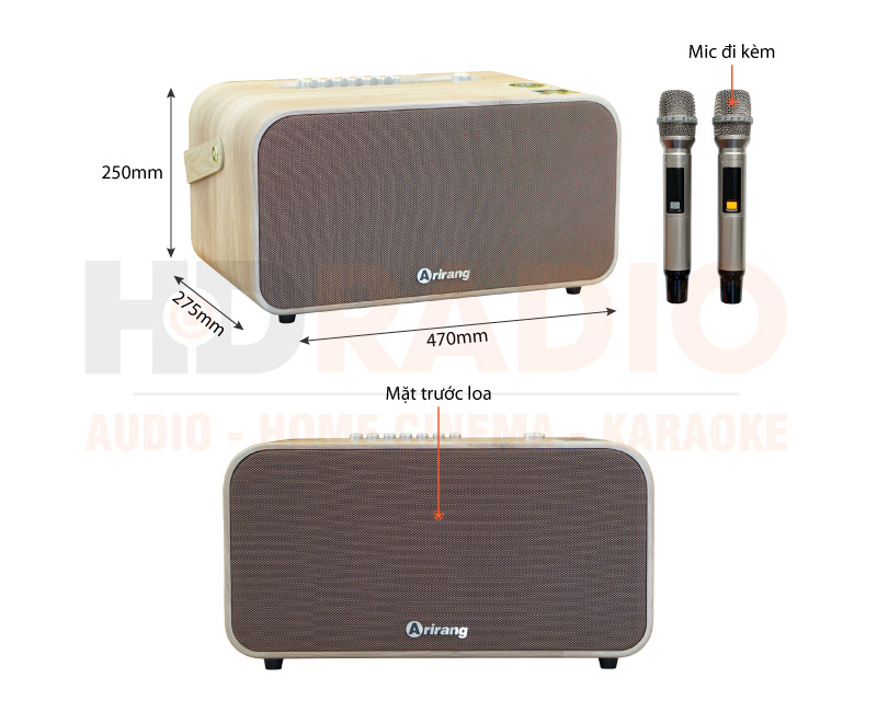 Chú thích Loa Arirang MB2cw