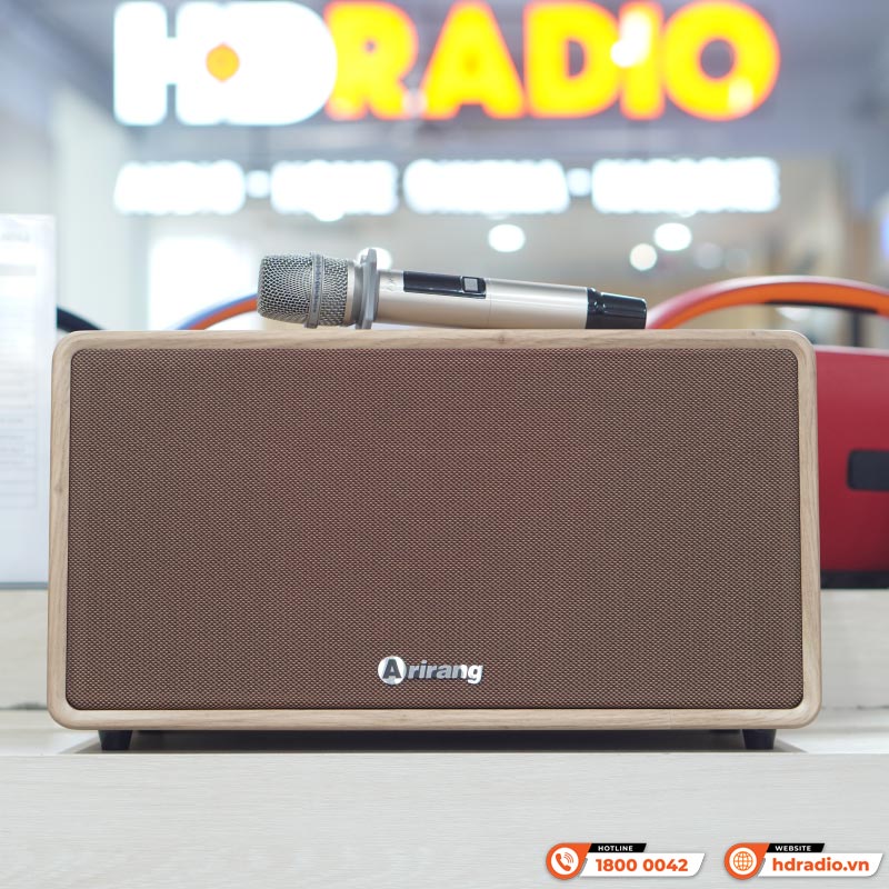 Loa Arirang MB2iw, Bass 20cm, Công suất 300W, Pin LiFePo4, Bluetooth 5.0, Livestream-1